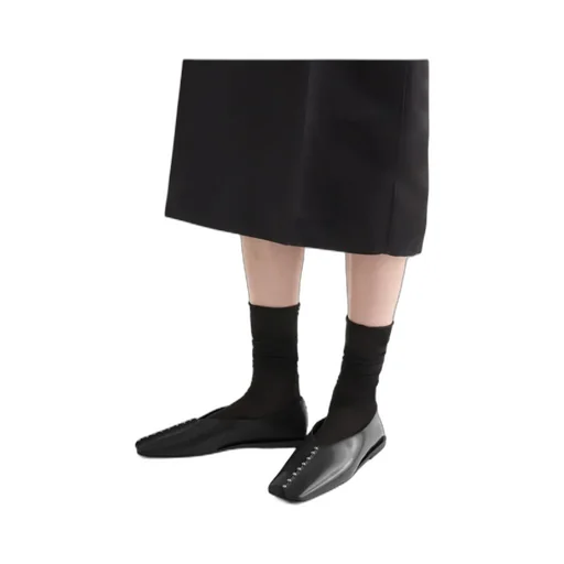 Studded Pointed-Toe Flats