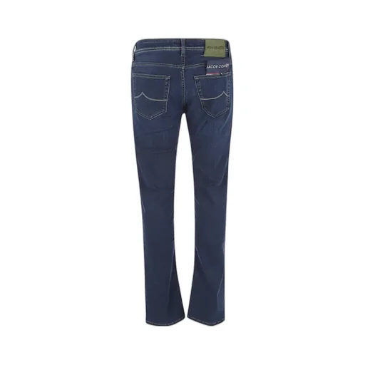 Jacob Cohen Logo Patch Slim Fit Jeans