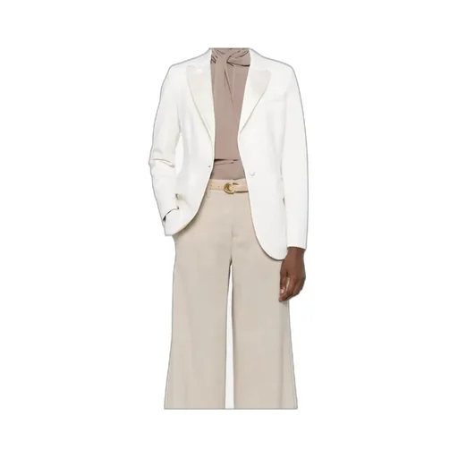 Single-Breasted Wool-Blend Blazer