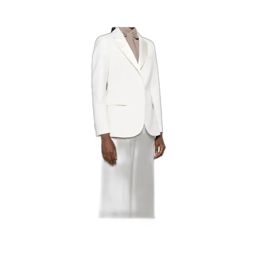Single-Breasted Wool-Blend Blazer