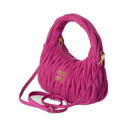 Wander Matelassé Suede Bag