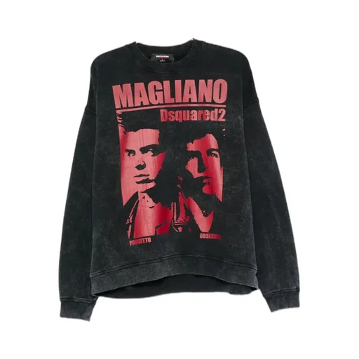Dsquared2 Graphic Printed Crewneck Sweatshirt