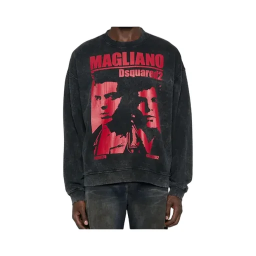 Dsquared2 Graphic Printed Crewneck Sweatshirt