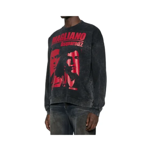 Dsquared2 Graphic Printed Crewneck Sweatshirt