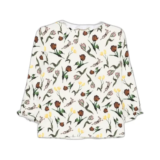 Floral-Print Blouse