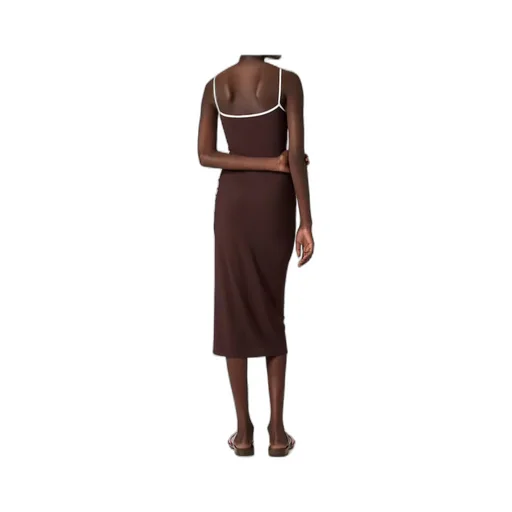 Stretch Jersey Midi-Dress