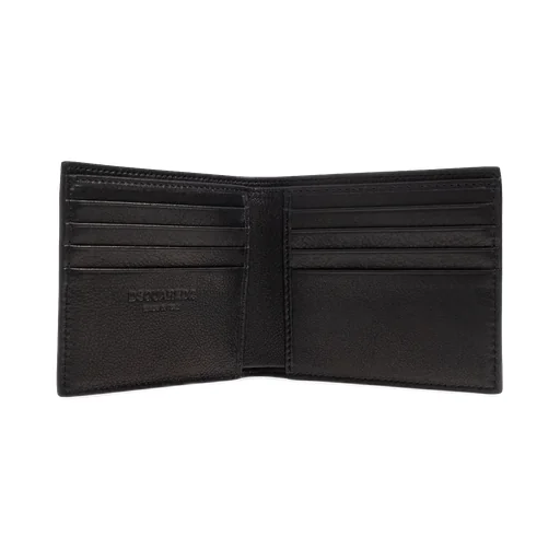 Embossed Logo Leather Wallet