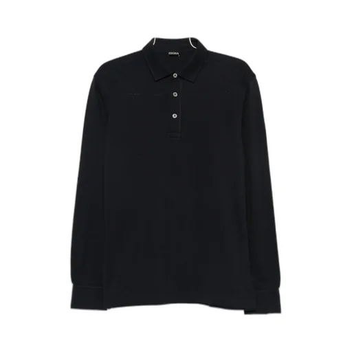 Zegna Long-Sleeved Polo Shirt