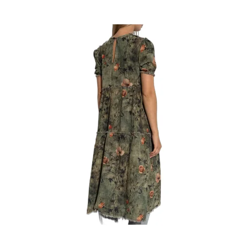 Tiered Check Dress