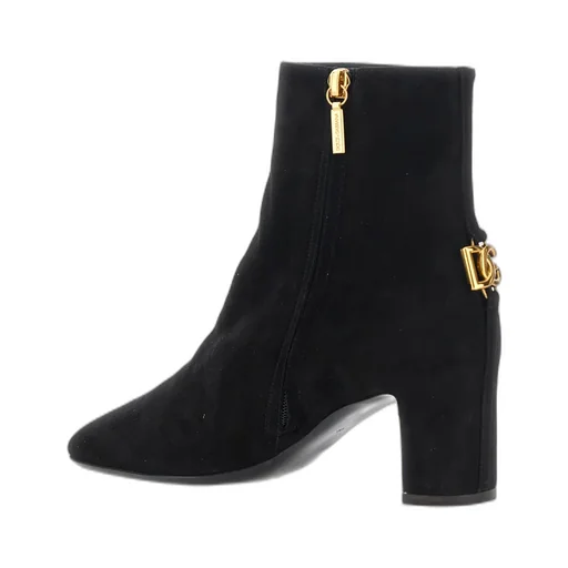 Dg Logo Suede Boots