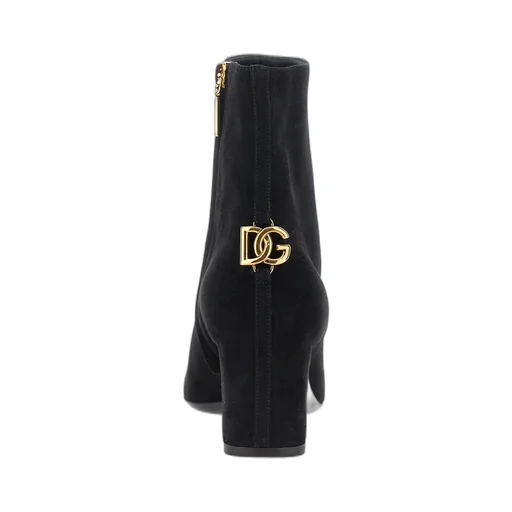 Dg Logo Suede Boots