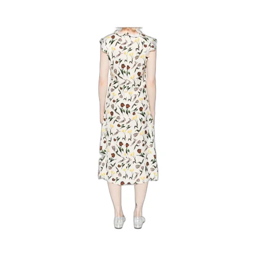 Floral-Print Midi Dress