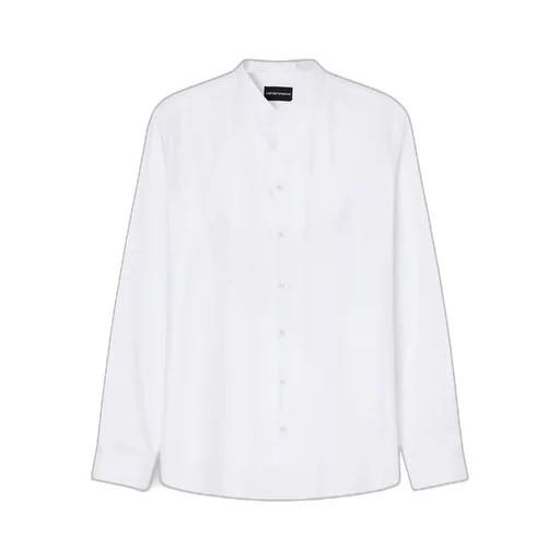 Mandarin-Collar Cotton Shirt