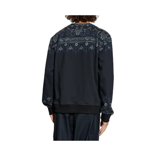Paisley-Print Crew-Neck Sweatshirt