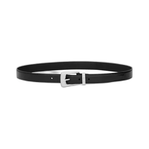 Folk Belt In Smooth Leather