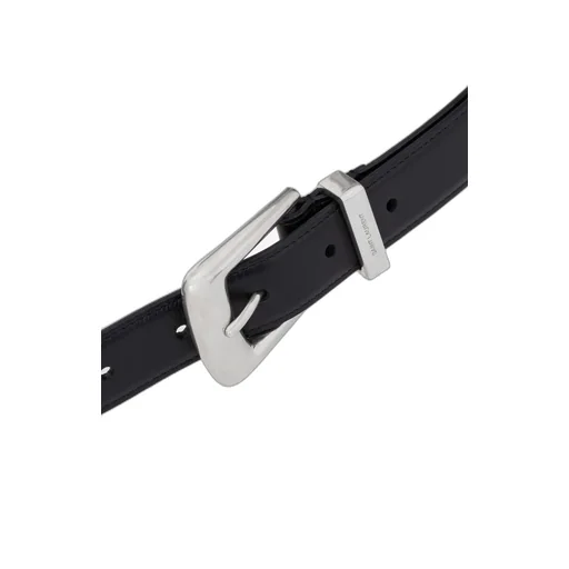 Folk Belt In Smooth Leather