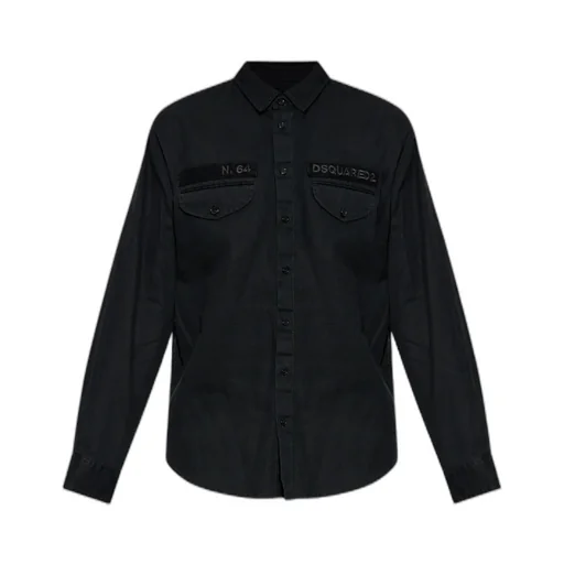 Logo-Embroidered Cotton Shirt