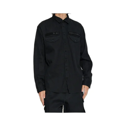 Logo-Embroidered Cotton Shirt