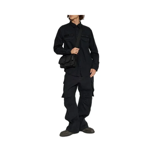 Logo-Embroidered Cotton Shirt