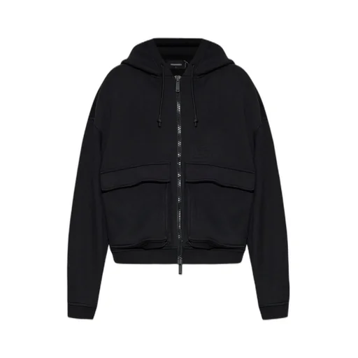 Hooded Ribbed Jacket