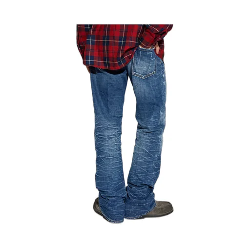 Waistband Denim Trousers