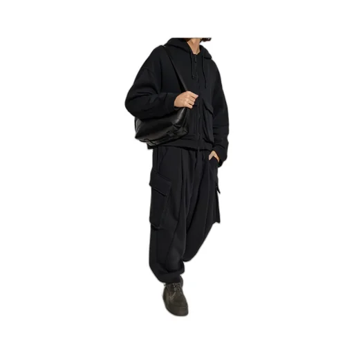 Hooded Ribbed Jacket