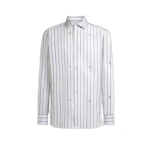 Striped Cotton Jacquard Shirt