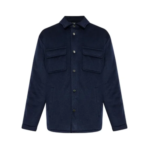 Patch-Pocket Cashmere Jacket