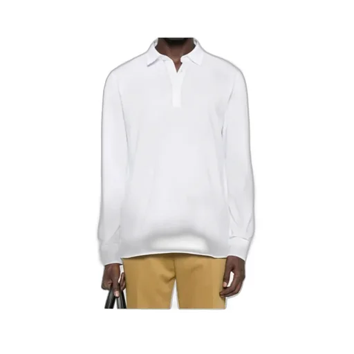 Long-Sleeved Polo Shirt