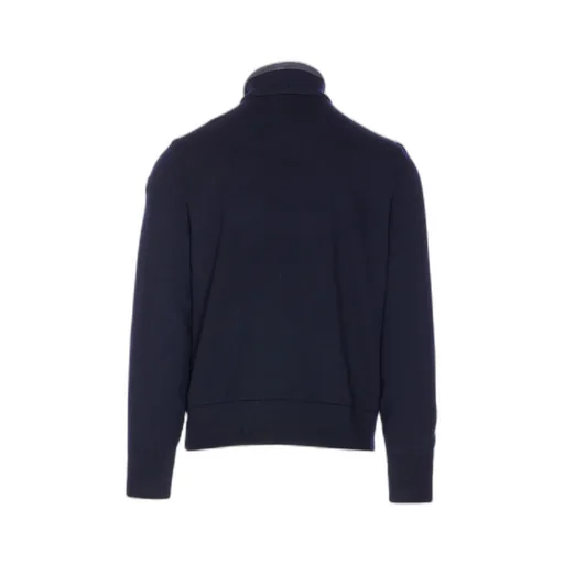 Suede Knitted-Panel Jacket