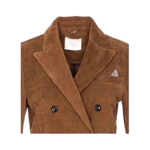 Circolo 1901 Double-Breasted Velvet Jacket