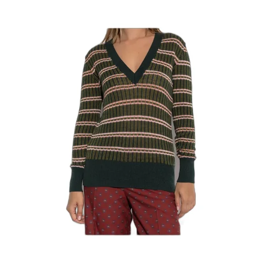 Wool-Blend Jacquard Sweater