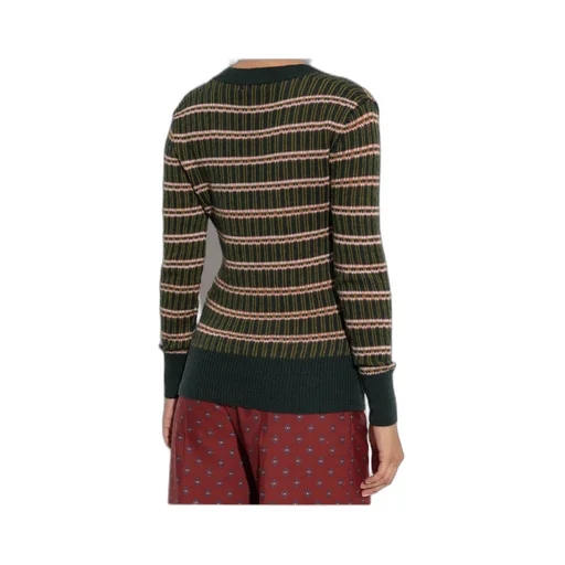 Wool-Blend Jacquard Sweater