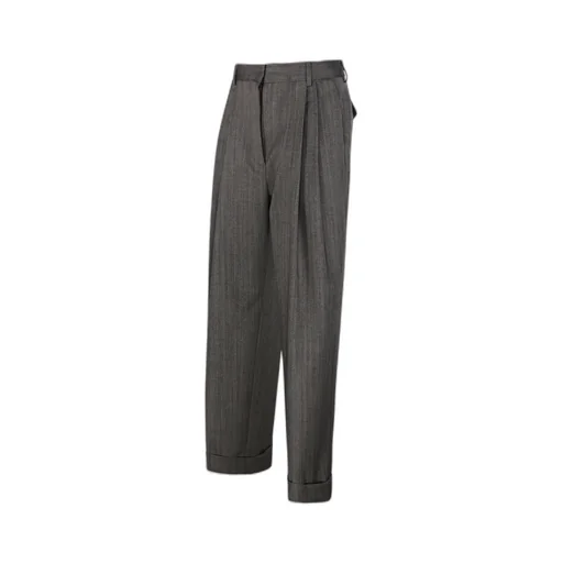 Straight-Leg Tailored Trousers
