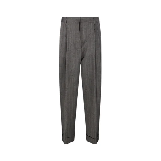 Straight-Leg Tailored Trousers