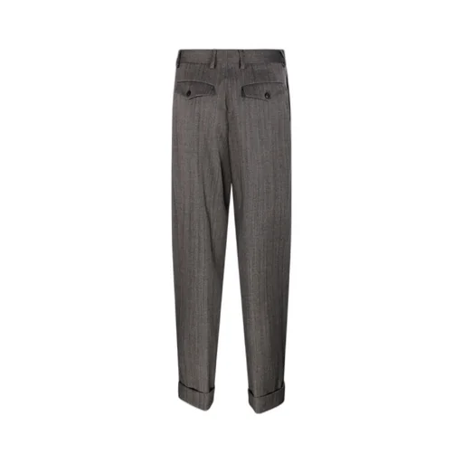 Straight-Leg Tailored Trousers