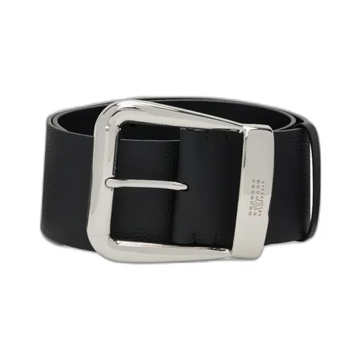 Logo-Engraved Leather Belt