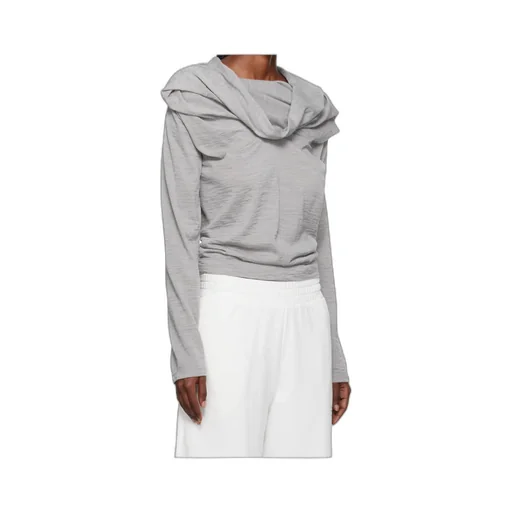 Wool Jersey Long-Sleeved Top