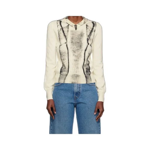 Abstract-Print Sweater