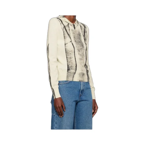 Abstract-Print Sweater