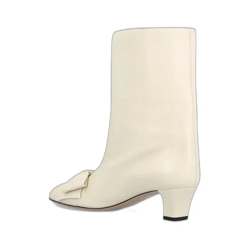 40Mm Bow Leather Boots