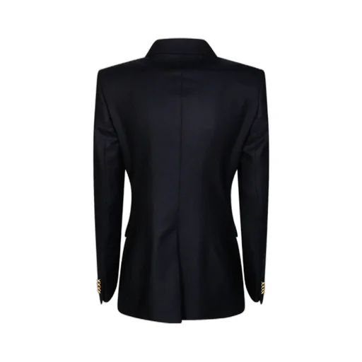 Double-Breasted Buttoned Coat
