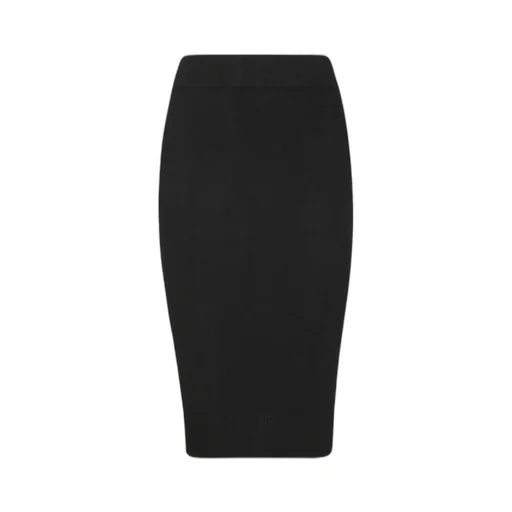 Logo-Plaque Midi Skirt