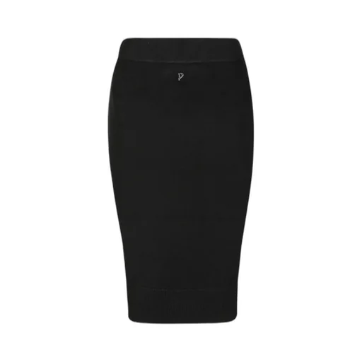 Logo-Plaque Midi Skirt