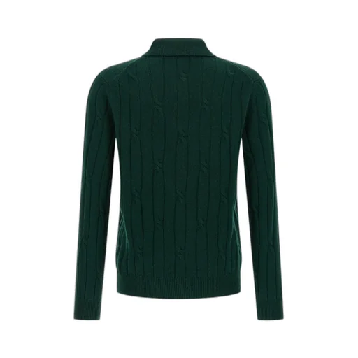 Zanone Braided Wool Polo Shirt
