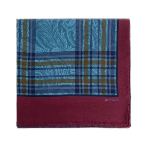 Wool And Silk Scarf With Print