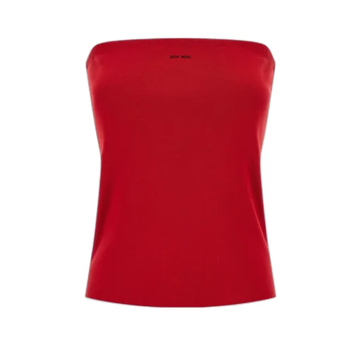 Cotton Knit Tube Top