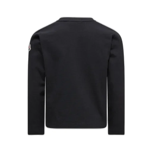 Teddy Logo Long Sleeve Cotton T-Shirt