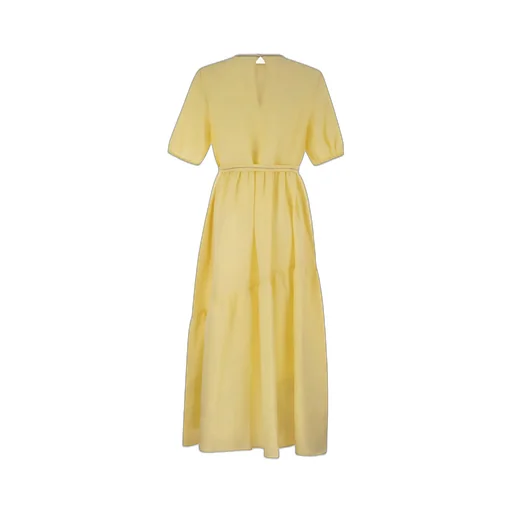 Peserico Asymmetrical Flounce Dress