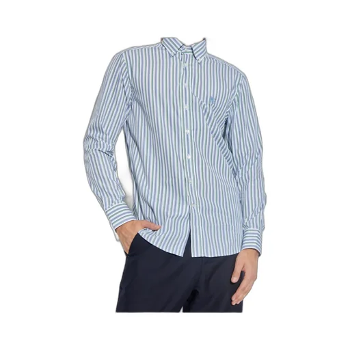 Embroidered Striped Shirt